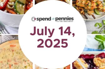 Weekly Meal Plan July 14, 2025