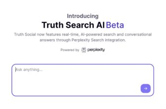 Trump’s Truth Social launches AI search powered by Perplexity