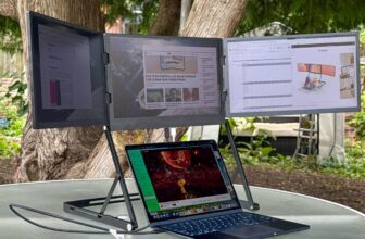 This Monstrosity Gives Your Laptop Three Massive Monitors, but You’ll Hate Looking at It