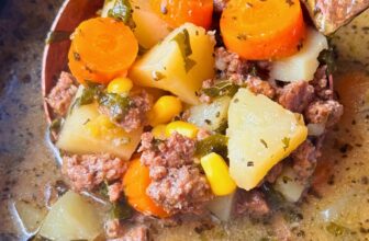 HAMBURGER POTATO SOUP – The Southern Lady Cooks